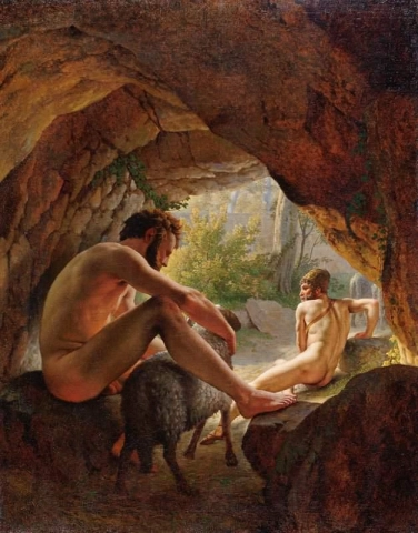 Ulysses Fleeing The Cave Of Polyphemus Ca. 1812