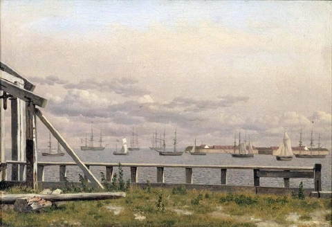 Utsikt Fran Kalkbranneriet I Kopenhamn 1825