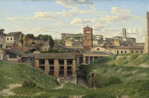 View Of The Cloaca Maxima Rome 1814