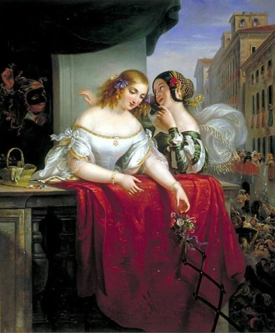 Feria At Seville 1848-60