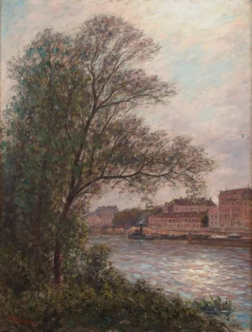 Landschaft von der Seine