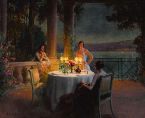 Ein Abendessen bei Kerzenschein
