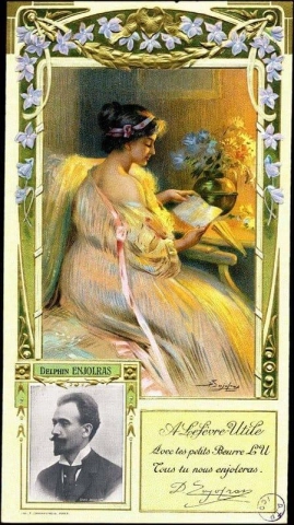 1789년과 1914년 사이의 광고 카드