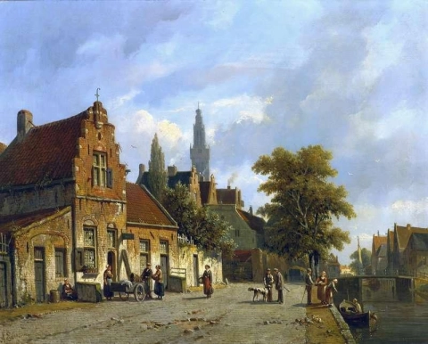 Eine Stadt in Holland