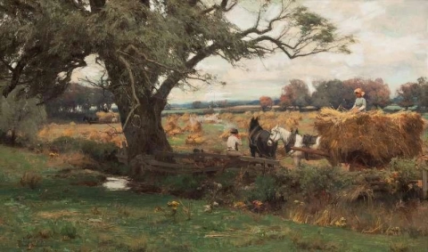 Сбор урожая возле Дамфриса 1886 г.