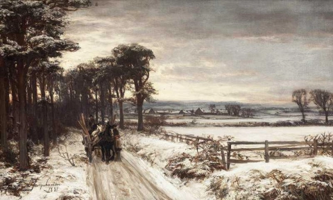 ダンフリーズ近くの冬 1881