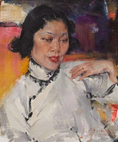 Retrato de Anna May Wong, Califórnia, 1930