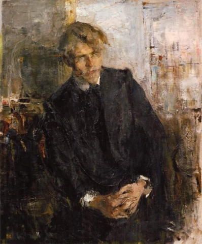Porträtt av Konstantin Mihailovich Lepilov 1909