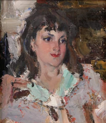 Porträtt av Mary Kiker 1927