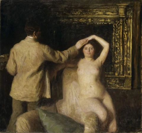 Pintor e modelo 1904