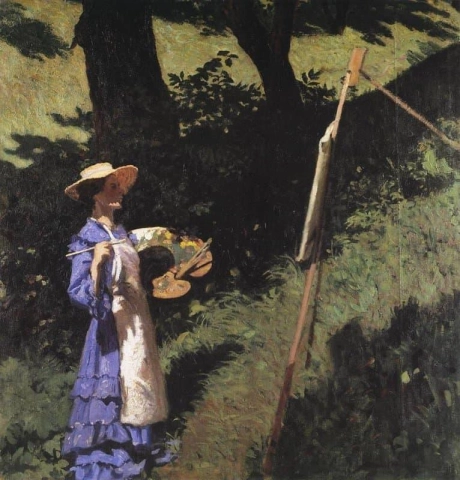 Nainen maalari 1903