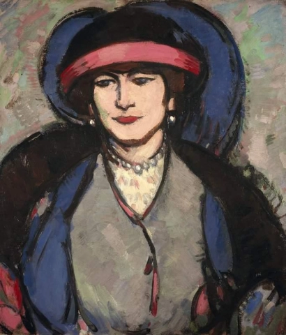 安妮·埃斯特尔·赖斯肖像 1908
