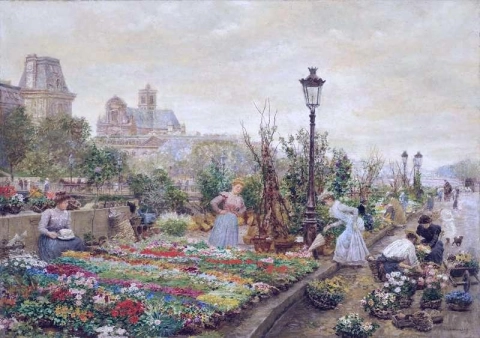 O Quai Aux Fleurs e L H Tel De Ville 1900