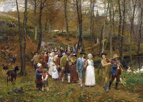 18世紀の結婚式