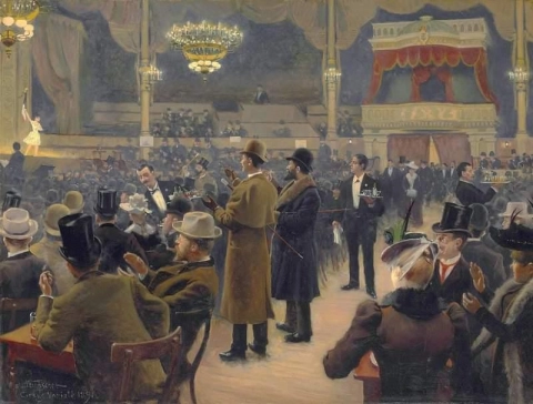 Cirkusbygningen Jernbanegade 코펜하겐 1891