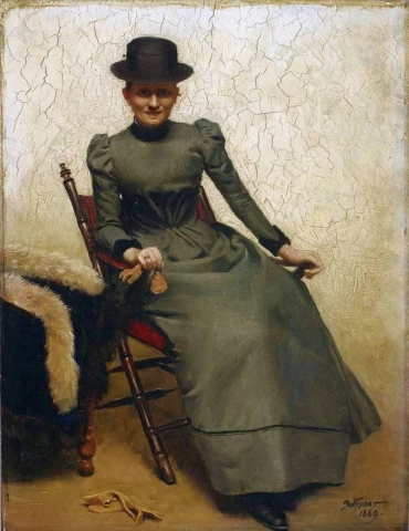 Damportratt 1889