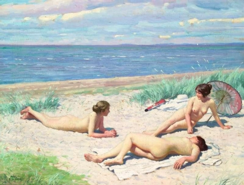 Mädchen am Strand 1