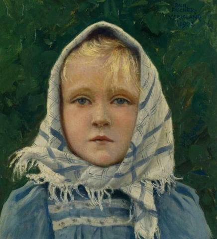 Portret van een jong meisje 1903