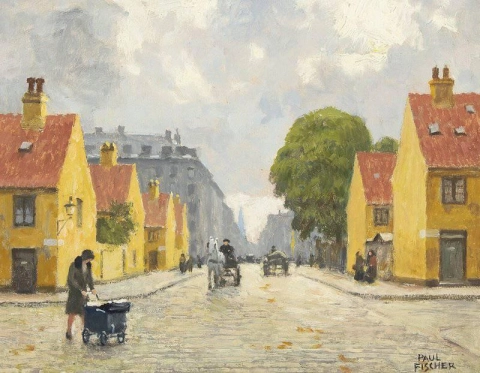 Уличная сцена из Копенгагена