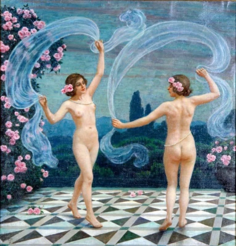 Två kvinnliga dansare