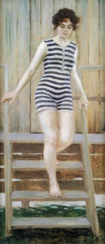 Woman In Bathing Suit Sketch