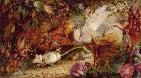 The Chase Of The White Mouse Ca. 1860-65