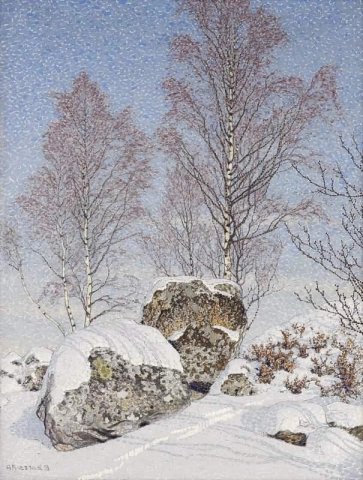 Vinterlandskap 1918