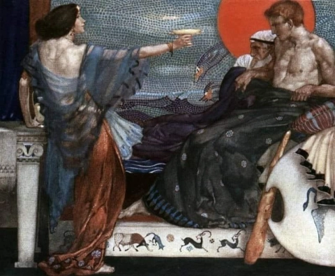 Medea Theseus And Aegeus 1910