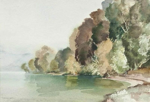 Misty Octubre Loch Gana 1947