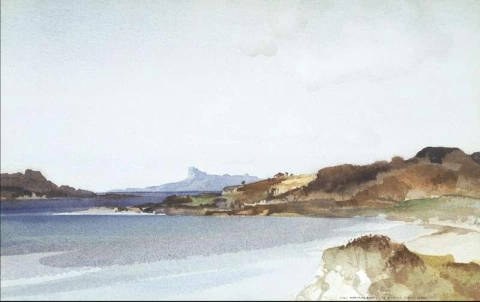 Isle Of Eigg Från Arisaig Bay