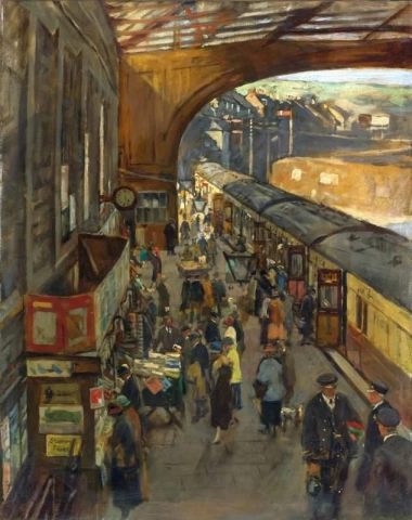 La stazione capolinea Penzance, 1920-25 circa