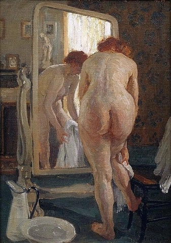 Kylpylän jälkeen noin 1911