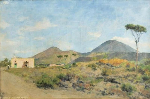 Гора Везувий 1892 г.