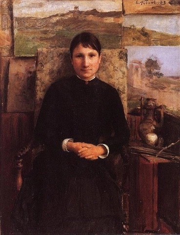Porträt von Frau Petitjean 1883
