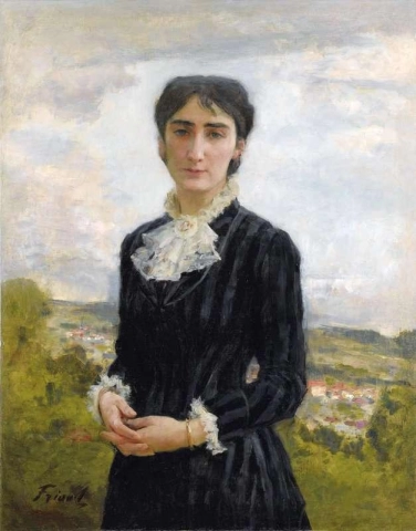 Porträt einer jungen Frau