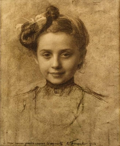 Portrait Of Marguerite Friant 1902