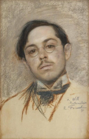 Retrato de William Rothenstein 1891