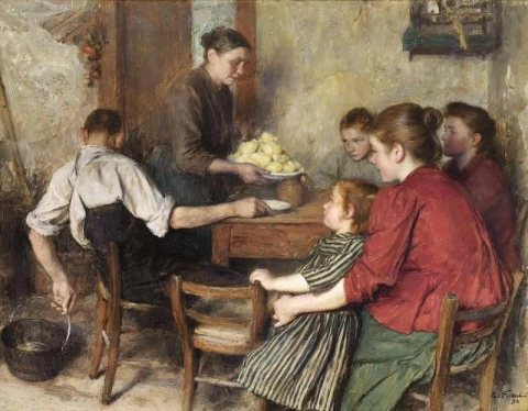 Die sparsame Mahlzeit 1894