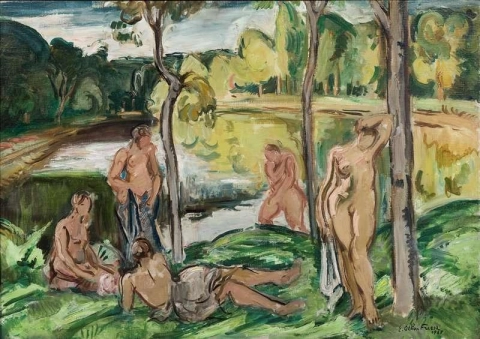 Bathers On The Rance 1935