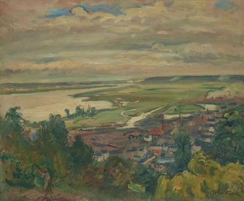 Die Honfleur-Mündung ca. 1945-48
