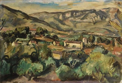 Der Hügel Toulon 1923