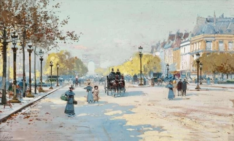 Avenue Des Champs Elysées Parijs