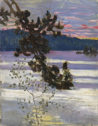 Una vista al lago 1905