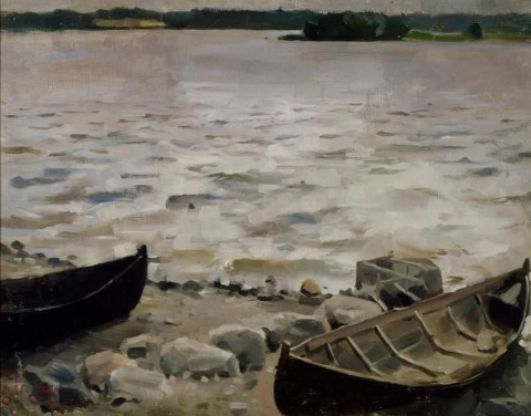 Boats On The Shore 1884