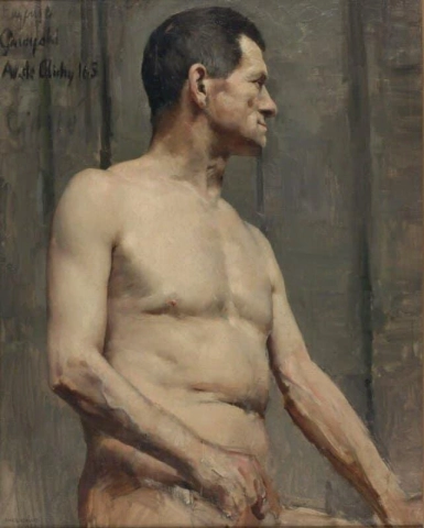 Modelo masculino desnudo