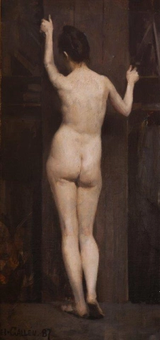裸体模特 1887