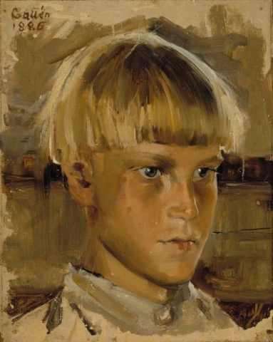 孤児の少年 1886
