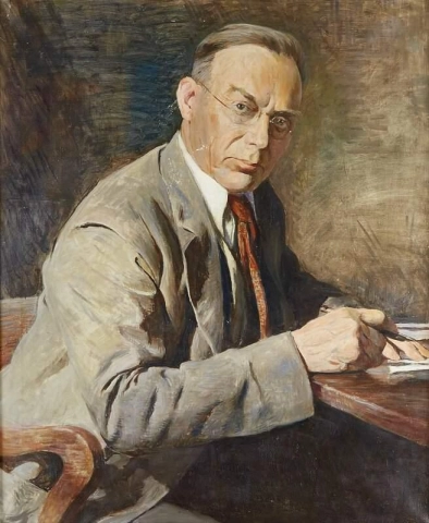 Портрет доктора Роя Линда, около 1950 года.