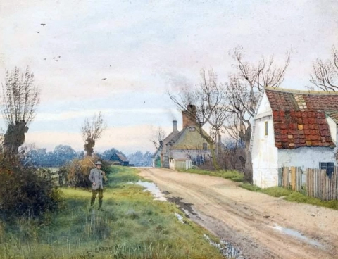 Hemingford Gray cerca de St. Ives Huntingdonshire 1916