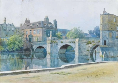 Il ponte di St. Ives Huntingdonshire 1890